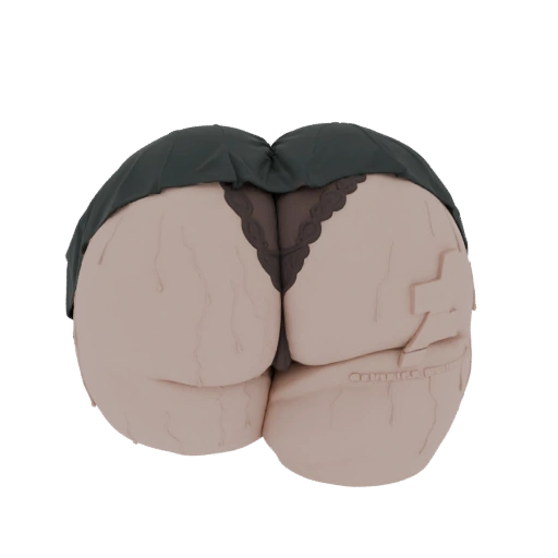 Realistic Buttocks 3D Model