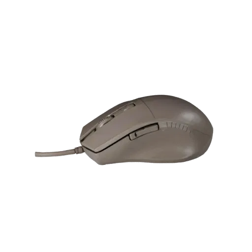 Wireless Mouse Realistic 3D model, three-quarter studio render, showing plastic shells, desktop scale.