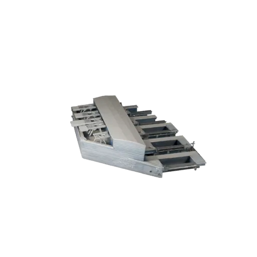 Airport Terminal low poly 3D model, game-ready exterior view, showing public building materials and architectural detail