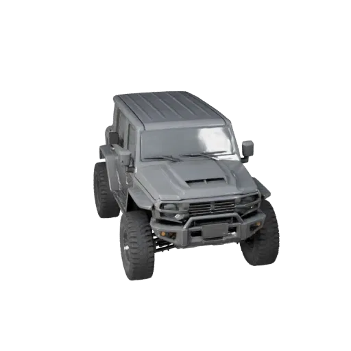 High Poly Off Road Suv 3D Model for Studio Renders