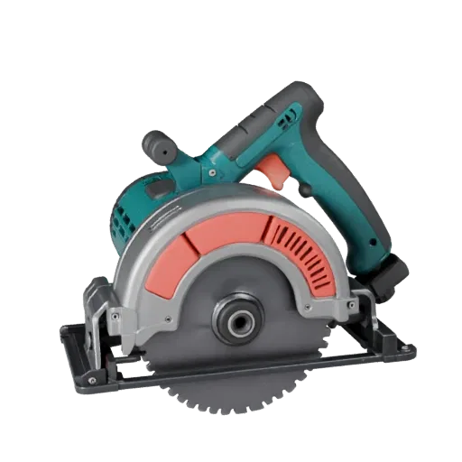 Compact Circular Saw Modular 3D model, isometric modular kit view, showing molded plastic, ergonomic handles.