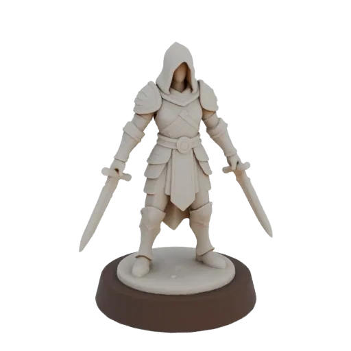 Fantasy Rogue Miniature STL
