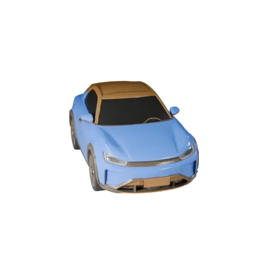 Printable Electric Suv STL 3D Model for Collectibles &