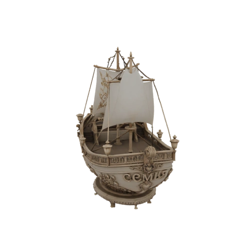 Ornate Galleon Model