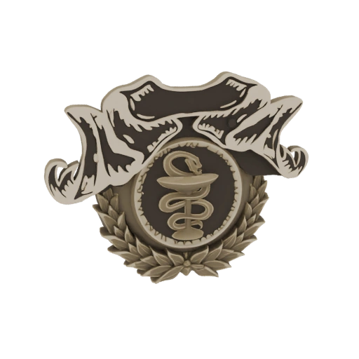 Caduceus Emblem 3D Model