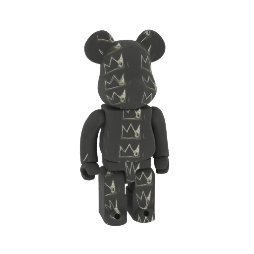 Basquiat Crown Bearbrick 3D Model