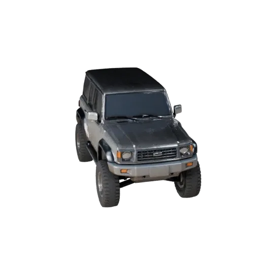 Game Ready Family Suv 3D Model for Realtime Use PBR Asset