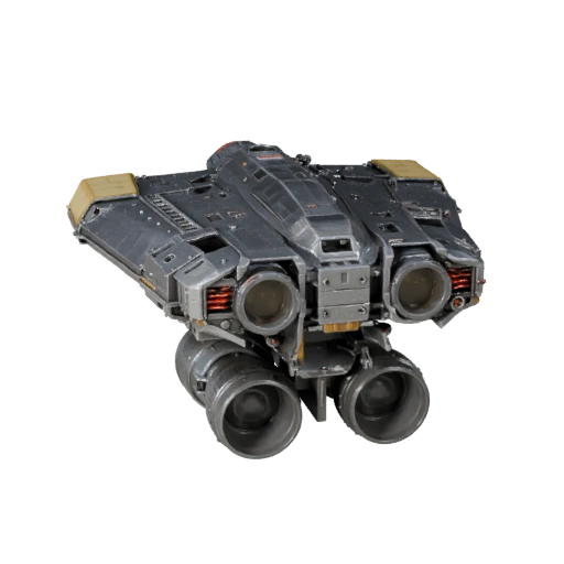 Orbital-Shuttle 3D Modell - Spielbereit PBR Transport Asset