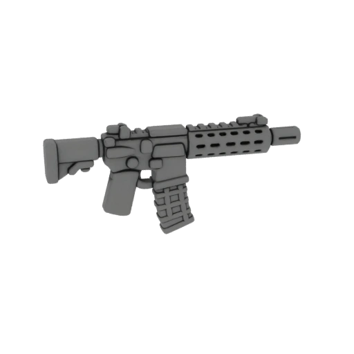 Modern Assault Rifle 3D Model
