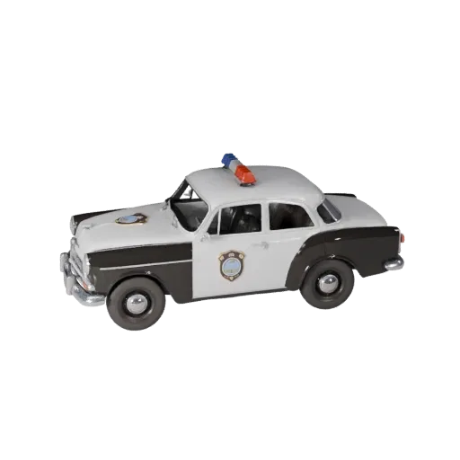 Vintage Police Car 3D Model for Unity - Realtime Asset