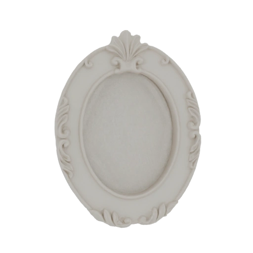 Ornate Oval Photo Frame