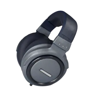 Retro Gaming Headset Modular 3D model, isometric modular kit view, showing soft ear pads, wearable scale.