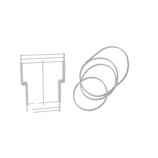 Wireframe Cup and Rings