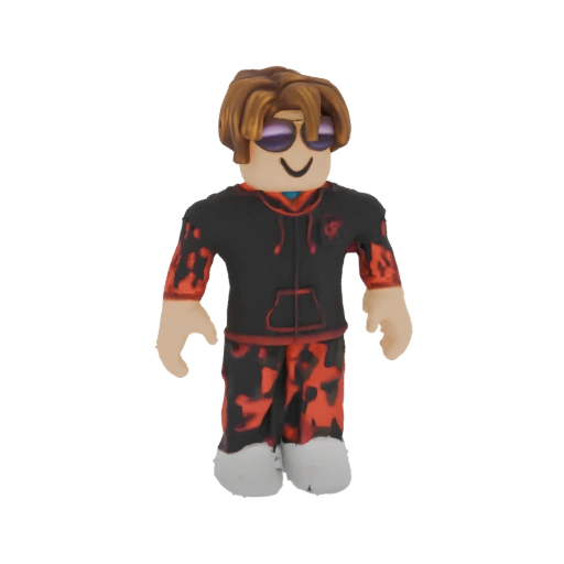 Roblox Character with Camo Outfit 3D Model