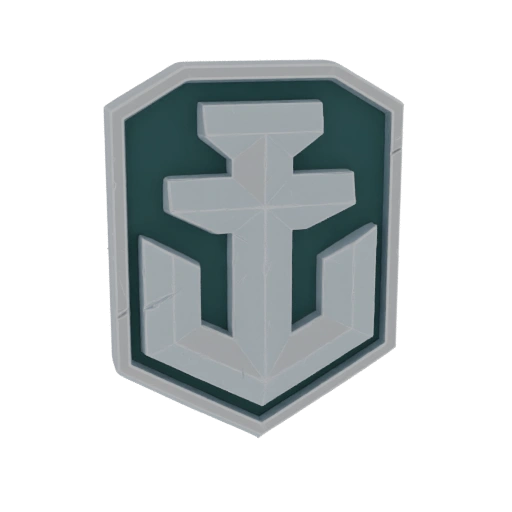 Anchor Emblem 3D Model