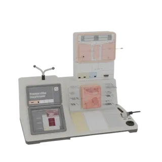 Field Suture Trainer Education 3D model, three-quarter training render, showing neutral plastics, form detail.