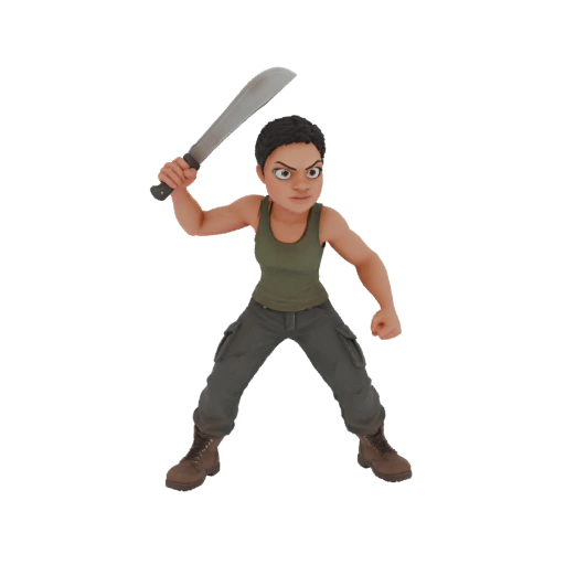 Selena 3D Model