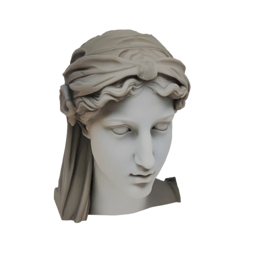 Classical Woman Bust with Turban