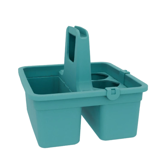 Turquoise Caddy with Handle