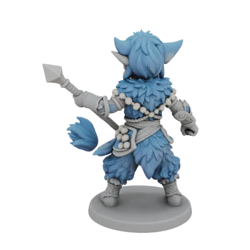 Fantasy Elf Archer Miniature STL - Attack