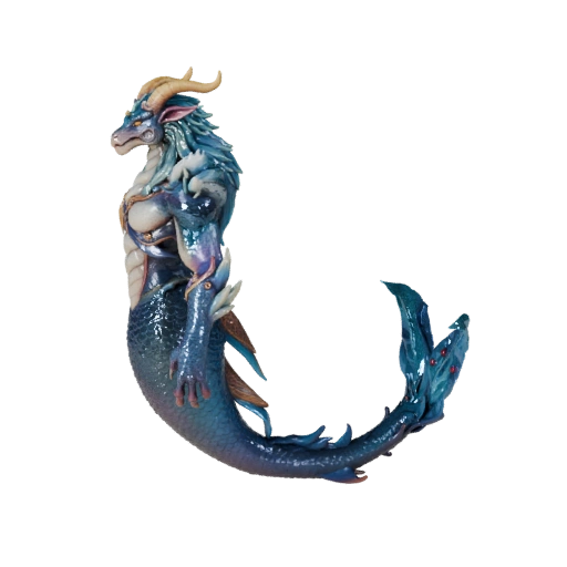 Modelo 3D de Sereia Realista - Asset PBR Rigged para Jogos | PBR