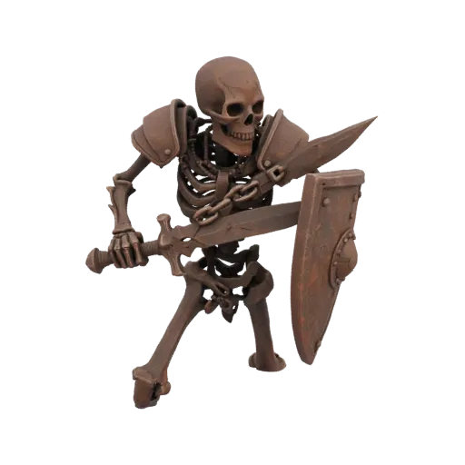 Fantasy Skeleton Archer Miniature STL