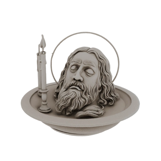 Beheaded Saint with Candle