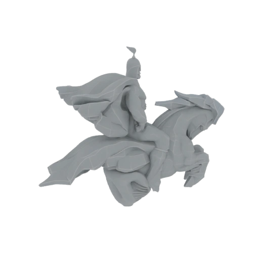 Warrior on Horseback Sculpture
