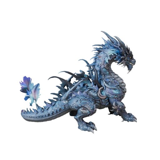 Modello 3D Drago del Cielo per Blender - Asset PBR con Texture | PBR