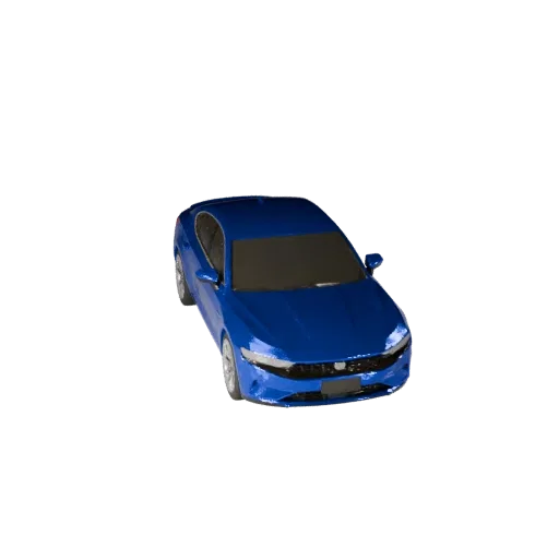 Luxury Sedan 3D Model for Unity - Low Poly Game Asset