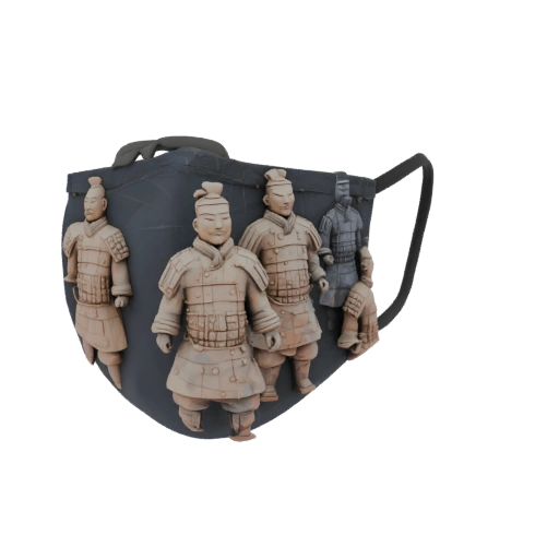 Terracotta Army Style Face Mask