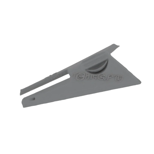 Gray Plastic Wedge Tool