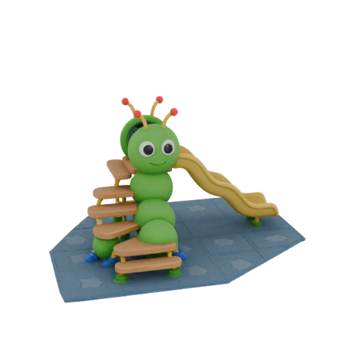 Caterpillar Playground Slide 3D Model
