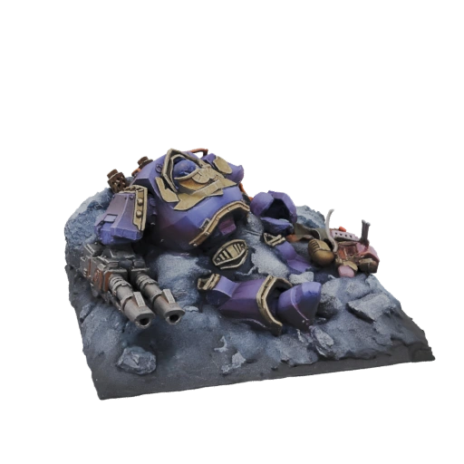 Fallen Purple Space Marine Terminator
