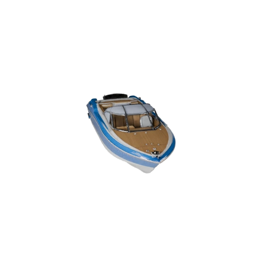 Modelo 3D de lancha rápida para Unity - Activo de juego poligonal bajo
