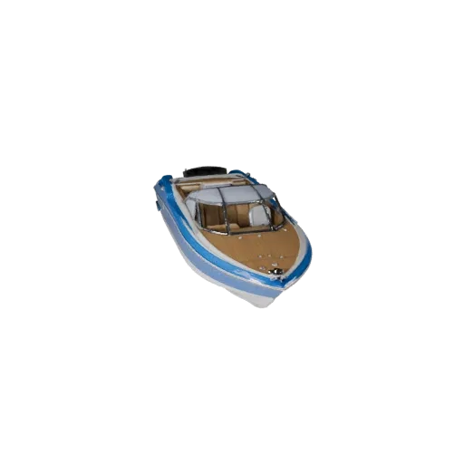 Speedboat 3D Model for Unity - Low Poly Game Asset