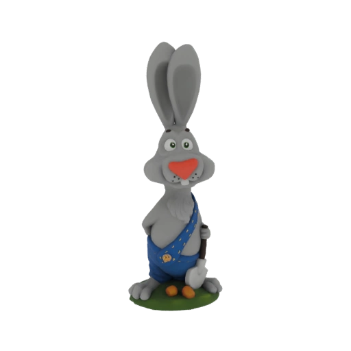 Gardening Bunny Figurine
