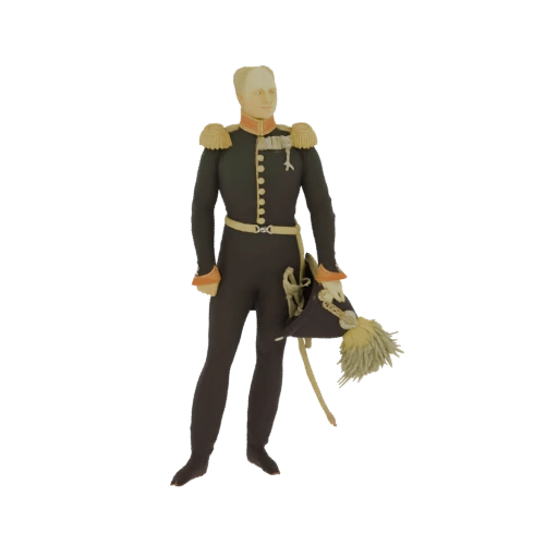 19th Century Military Officer Miniature