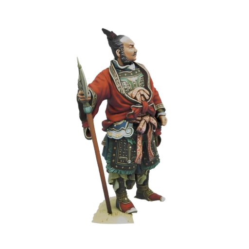 Ancient Chinese Warrior with Spear