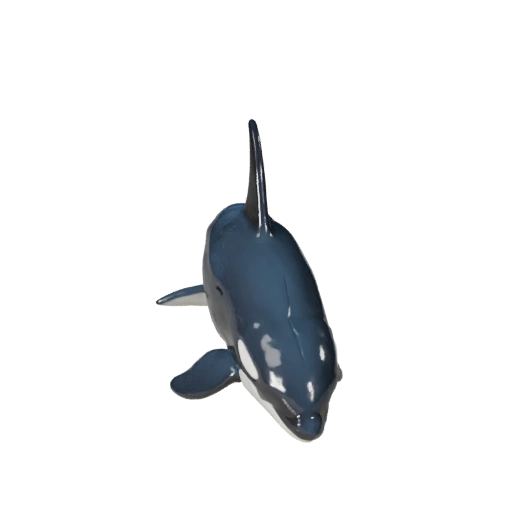Realistischer Schwertwal 3D-Modell - Rigged PBR Asset für Spiele