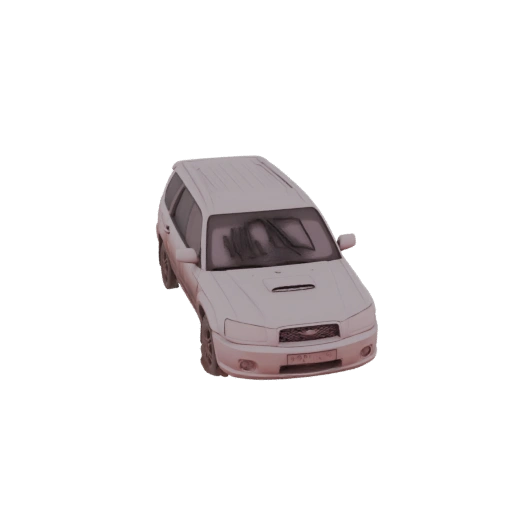 Subaru Forester 2002 3D Model