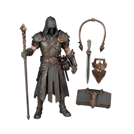 Fantasy Assassin Character Model - Rigged