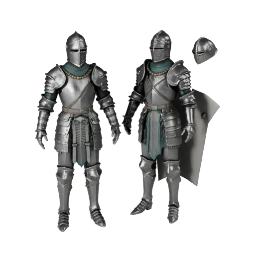 Medieval Armored Archer Character Model - Rigged