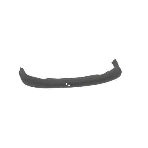 3D model of a dark gray front bumper for a 1996-2000 Honda Civic EG/EJ, shown against a white background.