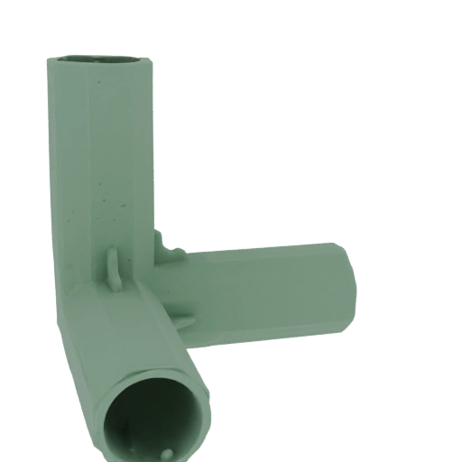 Corner Connector for Hexagonal Tubes