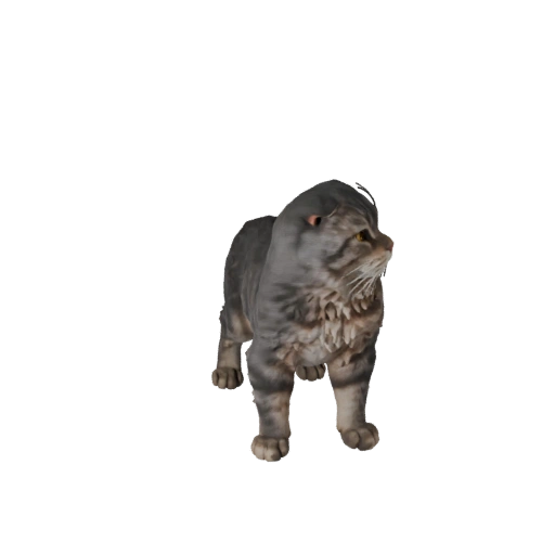 Modèle 3D Scottish Fold pour Blender - Asset PBR avec Textures