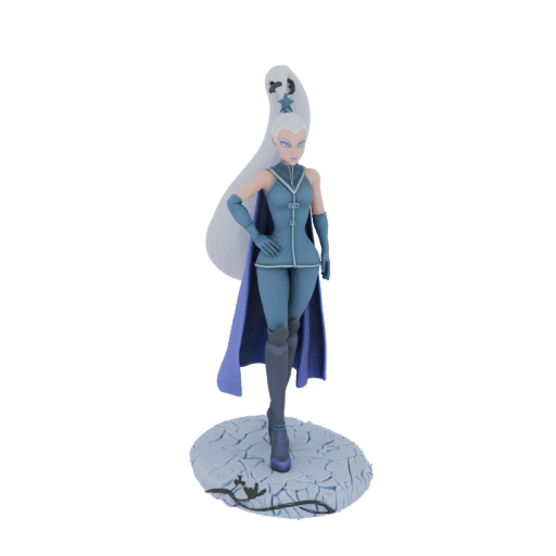 Ice Queen Character 3D Model