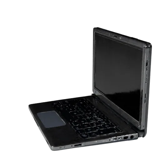 Modello 3D stilizzato di Tablet Computer Aziendale, rendering isometrico stilizzato, che mostra metallo spazzolato, angolazio