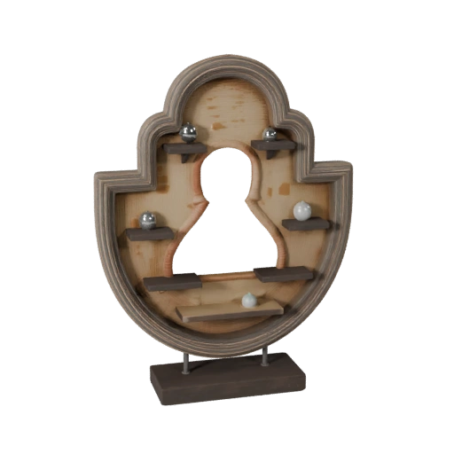 Boho Wall Art Realistic 3D model, living room, three-quarter studio render, ceramic detail.