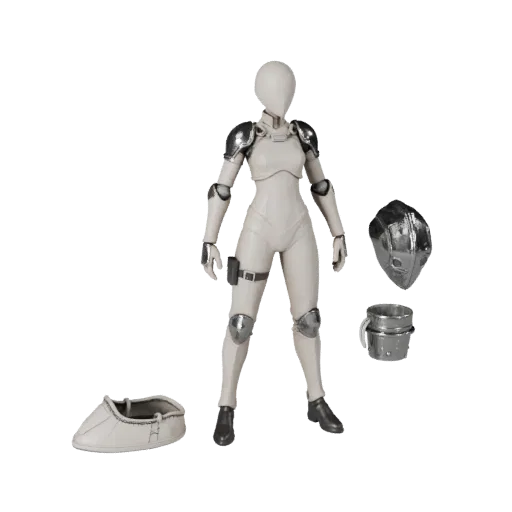 Anime Command BOSS Archer Character Model - Rigged
